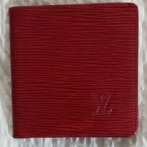 Louis Vuitton Scarlet Textured Wallet